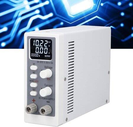 Black SPPS305D 30V5A Color Screen Storage DC Regulated Power Supply With Cable 110V US Plug - 3