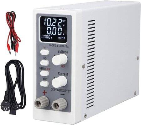 Black SPPS605D 60V5A Color Screen Storage DC Regulated Power Supply With Cable 220V EU Plug - 1