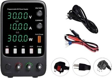 Black WPS1203H 120V 3A DC Adjustable RegulaTor Power Supply With Cable 110V US Plug - 2