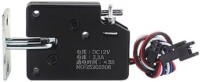 Black XG-07C DC12V 2A Small Locker Electromagnetic Lock With Wire Size:73x58x13mm - 1