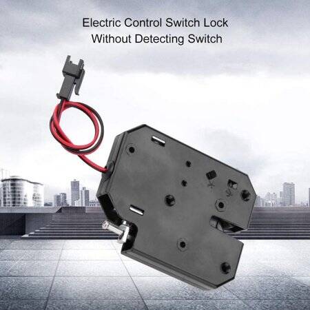 Black XG-07E DC12V 1-4A Small Locker Electromagnetic Lock Size:50x40x10mm - 2