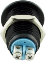 Blue 12V AD22C-12 LED Metal Indicator Light - 3