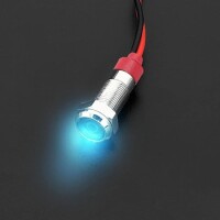 Blue 24V AD22C-12 LED Metal Indicator Light - 2