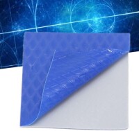 Blue 3-6W High-Conductivity Whole Piece Of Thermal Silica Gel CPU Notebook LED Power Heat Sink Without Thermal Tape Size:11-0x200x400mm - 4