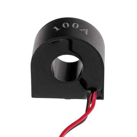 Blue AC50-500V 0-100A 22mm AD16-22FVA (AD16-22VAM) Round LED Hertz Meter Indicator Light With Transformer - 5