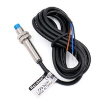 Blue M8 LJ8A3-2-J/DZ AC36-250V Inductive Proximity Sensor Switch Note:DC Two Wire Normally Closed Random Wire Color - 2