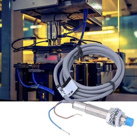 Blue M8 LJ8A3-2-J/EZ AC36-250V Inductive Proximity Sensor Switch Note:DC Two Wire Normally Open Random Wire Color - 5