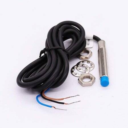 Blue M8 LJ8A3-2-Z/BX NPN DC6-36V Inductive Proximity Sensor Switch Note:DC Three Wire Normally Open Random Wire Color - 2