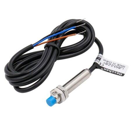 Blue M8 LJ8A3-2-Z/BY-5V PNP Inductive Proximity Sensor Switch Note:DC Three Wire Normally Open Random Wire Color - 1