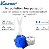 Blue NKP-DC-S10B 12V Miniature Peristaltic Pump With Silicone Tube Tube Size 3mm ID X 5mm OD Minimum flow 80ML/Min - 3