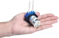 Blue NKP-DC-S10B 12V Miniature Peristaltic Pump With Silicone Tube Tube Size 3mm ID X 5mm OD Minimum flow 80ML/Min - 5