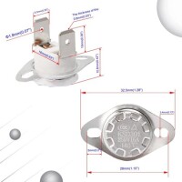 Ceramics KSD301 140 Degree Normally Closed NC Temperature Controlled Switch Thermostat 250V 16A Temperature Control - 2