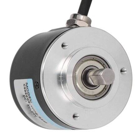 D10mm Hollow Shaft DC5-24V 100 Pulses Incremental Photoelectric Rotary Encoder Push Pull Output - 2