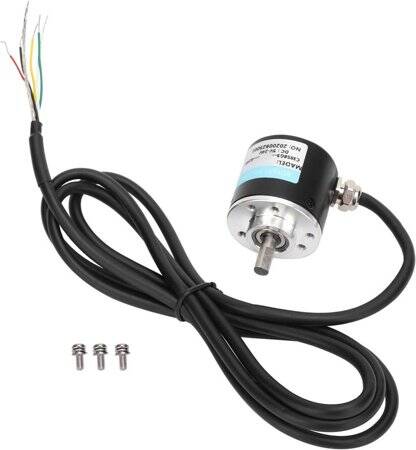 D10mm Hollow Shaft DC5-24V 1000 Pulses Incremental Photoelectric Rotary Encoder PNP Voltage Output - 1