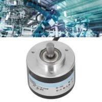 D10mm Hollow Shaft DC5-24V 1000 Pulses Incremental Photoelectric Rotary Encoder Push Pull Output - 4