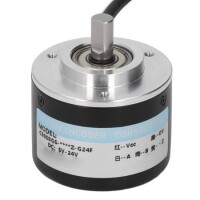 D10mm Hollow Shaft DC5-24V 1024 Pulses Incremental Photoelectric Rotary Encoder Push Pull Output - 3