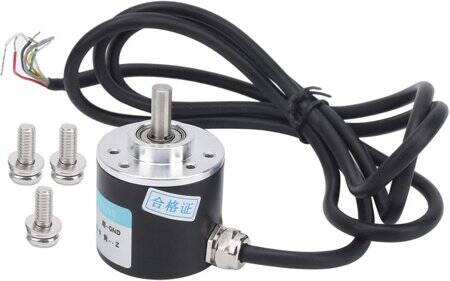 D10mm Hollow Shaft DC5-24V 1200 Pulses Incremental Photoelectric Rotary Encoder - 2