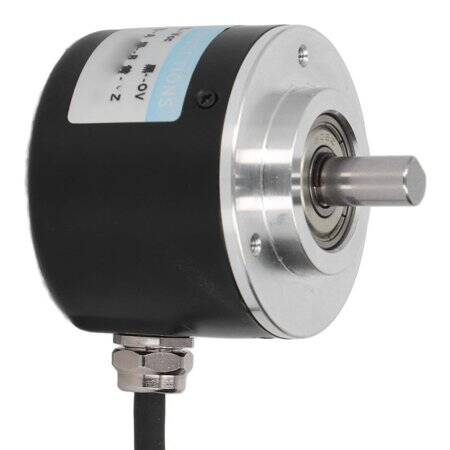 D10mm Hollow Shaft DC5-24V 1200 Pulses Incremental Photoelectric Rotary Encoder PNP Voltage Output - 2