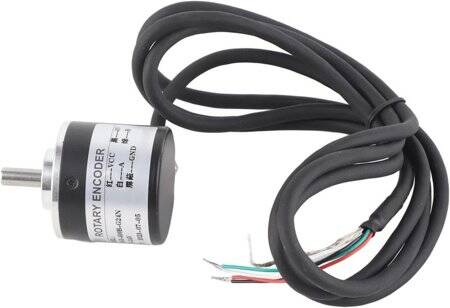 D10mm Hollow Shaft DC5-24V 200 Pulses Incremental Photoelectric Rotary Encoder NPN Open Collector - 5