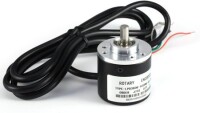 D10mm Hollow Shaft DC5-24V 400 Pulses Incremental Photoelectric Rotary Encoder NPN Open Collector - 5