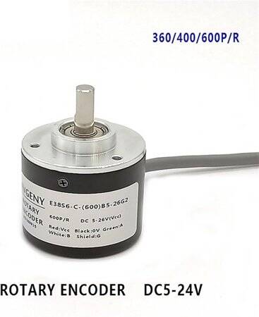 D10mm Hollow Shaft DC5-24V 400 Pulses Incremental Photoelectric Rotary Encoder PNP Voltage Output - 2