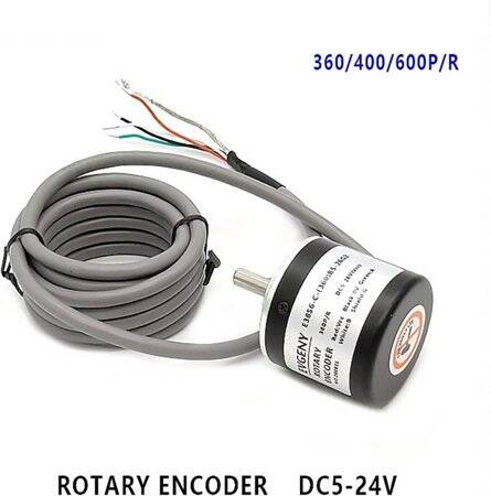 D10mm Hollow Shaft DC5-24V 400 Pulses Incremental Photoelectric Rotary Encoder PNP Voltage Output - 4