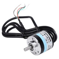 D10mm Hollow Shaft DC5-24V 600 Pulses Incremental Photoelectric Rotary Encoder PNP Voltage Output - 1