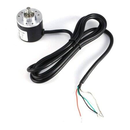 D10mm Hollow Shaft DC5-24V 600 Pulses Incremental Photoelectric Rotary Encoder PNP Voltage Output - 5