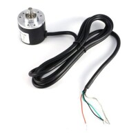 D6mm Hollow Shaft DC5-24V 100 Pulses Incremental Photoelectric Rotary Encoder PNP Voltage Output - 5