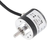 D8mm Hollow Shaft DC5-24V 100 Pulses Incremental Photoelectric Rotary Encoder NPN Open Collector - 2