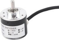 D8mm Hollow Shaft DC5-24V 100 Pulses Incremental Photoelectric Rotary Encoder NPN Open Collector - 4