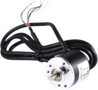 D8mm Hollow Shaft DC5-24V 1000 Pulses Incremental Photoelectric Rotary Encoder PNP Voltage Output - 1