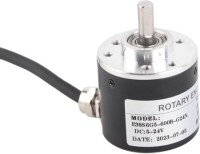 D8mm Hollow Shaft DC5-24V 800 Pulses Incremental Photoelectric Rotary Encoder NPN Open Collector - 5