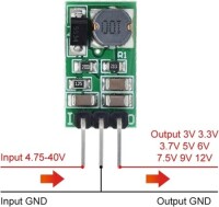 DC-DC DC5-40V To 12V 1A Buck Step Down Converter Module Voltage Regulator Board Without Pin - 2