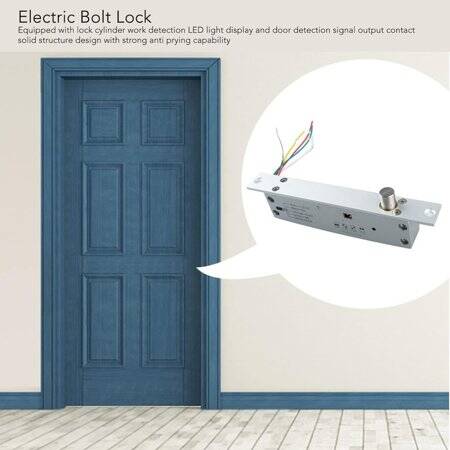 DC12V 0-25A Delay Feedback Equipped With An Electric Plug Lock With Five Wire - 3