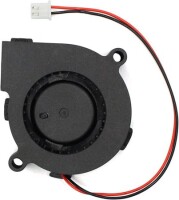 DC12V 5015 Double Ball Cooling Fan With XH2-54-2P 30cm Cable Size:50x50x15mm - 3