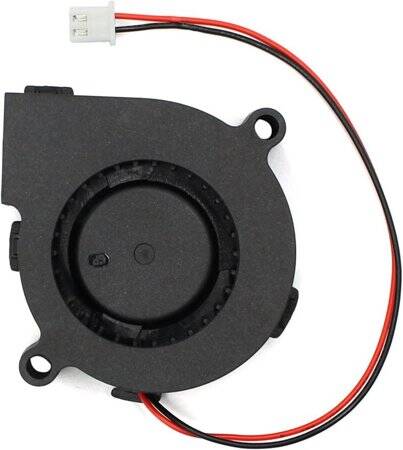 DC12V 5015 Double Ball Cooling Fan With XH2-54-2P 30cm Cable Size:50x50x15mm - 3