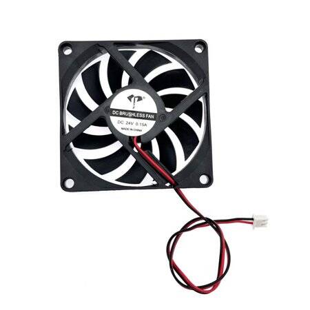 DC12V 8010 Double Ball Cooling Fan With XH2-54-2P 30cm Cable Size:80x80x10mm - 3