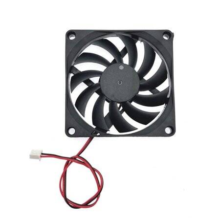 DC12V 8010 Double Ball Cooling Fan With XH2-54-2P 30cm Cable Size:80x80x10mm - 4