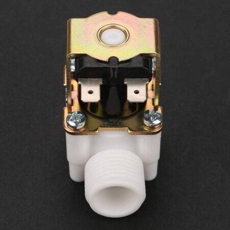 DC12V N/O G1/2 Male Thread Plastic Electric Solenoid Valve Water Air Inlet Flow Switch For 0-02-0-8Mpa - 5