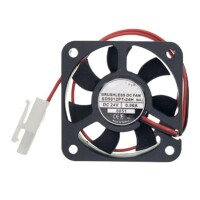 DC24V 5010 Double Ball Cooling Fan With XH2-54-2P 12CM Cable Size:50x50x10mm - 1