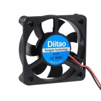 DC24V 5010 Oil Containing Cooling Fan With XH2-54-2P 12CM Cable Size:50x50x10mm - 2