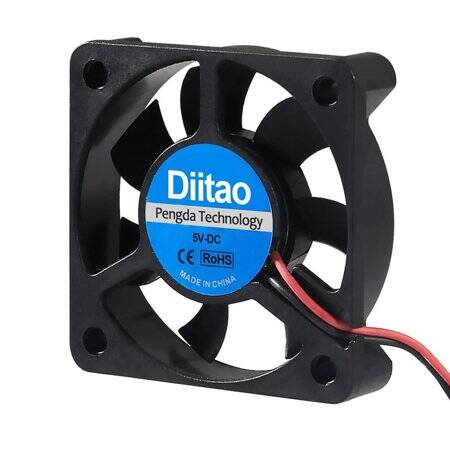 DC24V 5010 Oil Containing Cooling Fan With XH2-54-2P 12CM Cable Size:50x50x10mm - 5