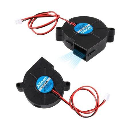 DC24V 5015 Double Ball Cooling Fan With XH2-54-2P 30cm Cable Size:50x50x15mm - 2