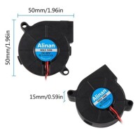 DC24V 5015 Double Ball Cooling Fan With XH2-54-2P 30cm Cable Size:50x50x15mm - 5