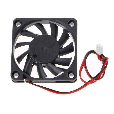 DC24V 6010 Double Ball Cooling Fan With XH2-54-2P 30cm Cable Size:60x60x10mm - 3