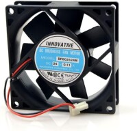 DC24V 8025 Double Ball Cooling Fan XH2-54-2P 30cm Cable Size:80x80x25mm - 1