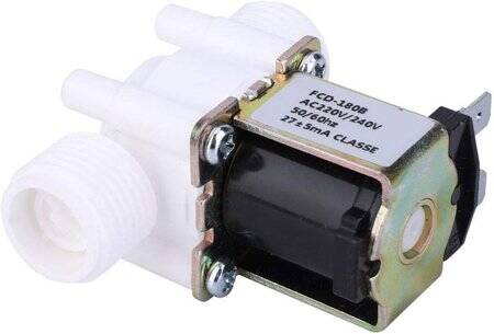 DC24V N/C G1/2 Male Thread Plastic Electric Solenoid Valve Water Air Inlet Flow Switch For 0-02-0-8Mpa - 5