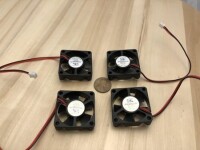 DC5V 3510 Double Ball Cooling Fan With XH2-54-2P 30cm Cable Size:35x35x10mm - 1