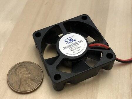 DC5V 3510 Double Ball Cooling Fan With XH2-54-2P 30cm Cable Size:35x35x10mm - 2